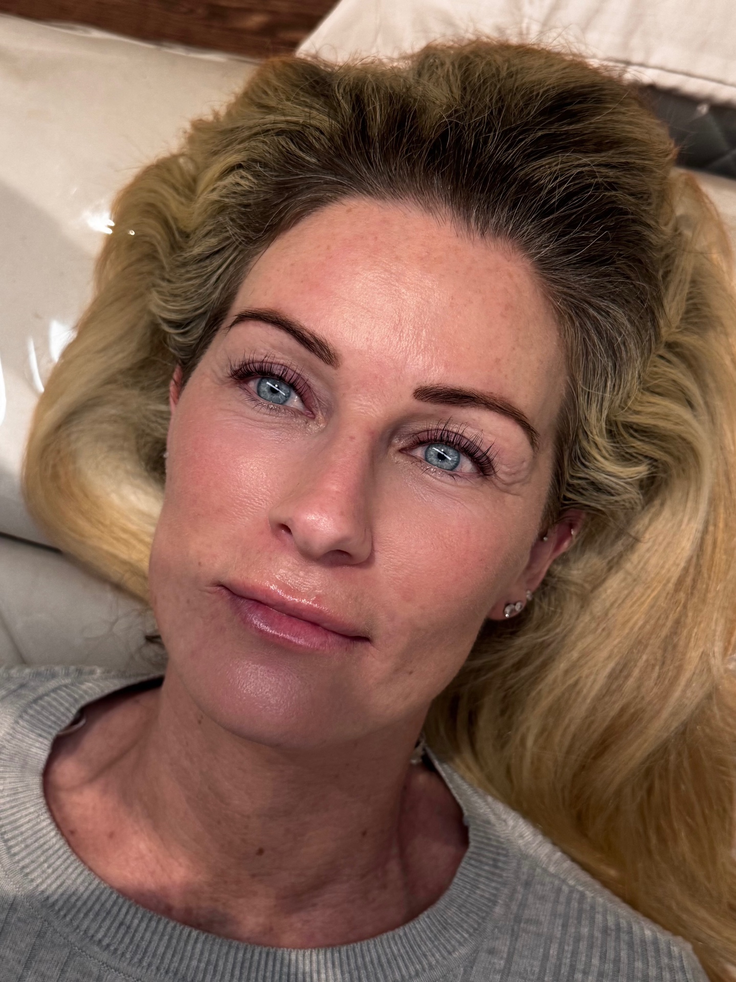 Korean lash lift and brow treatment result at Dolls Beauty Room, Southampton
